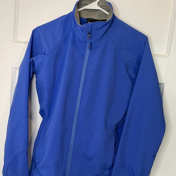 Marmot Blue Lightweight Soft Shell Zip Up Jacket Size M - Picture 1 of 4